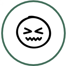 pained face icon